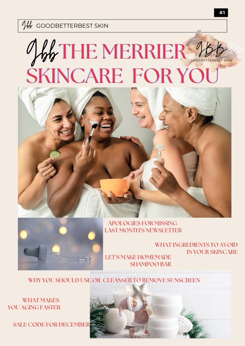 gbb Goodbetterbest Skin Monthly newsletter December, 2024