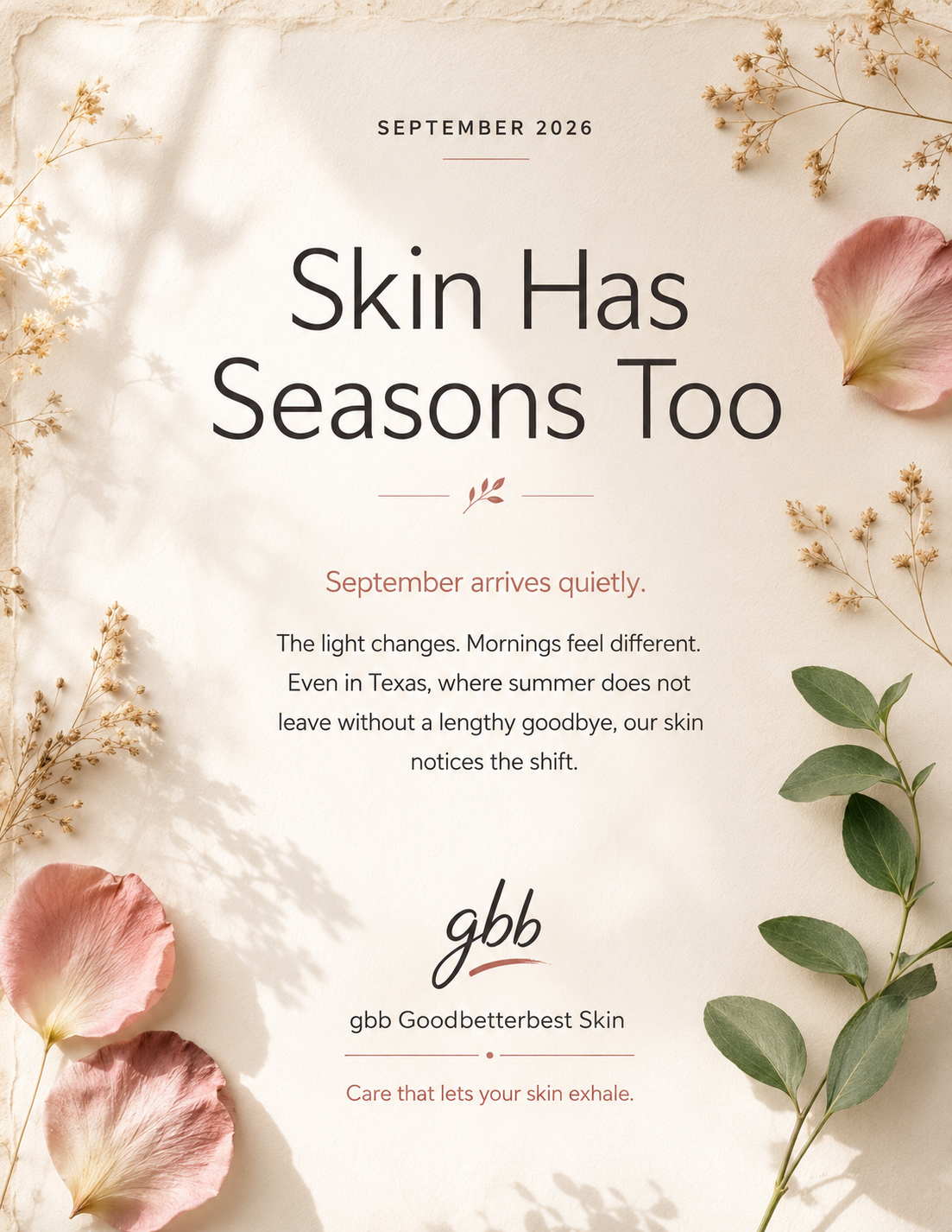 gbb Goodbetterbest Skin Monthly Newsletter September, 2026