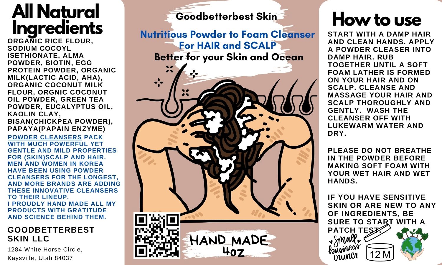 Transform Your Hair and Scalp with Nutritious Powder to Foam Cleanser