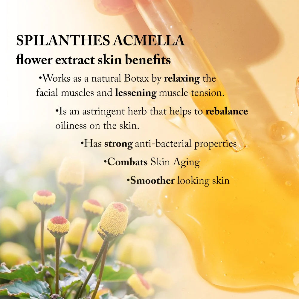 Super Benefits of topical use of Spilanthes, natural alternative of BOTOX