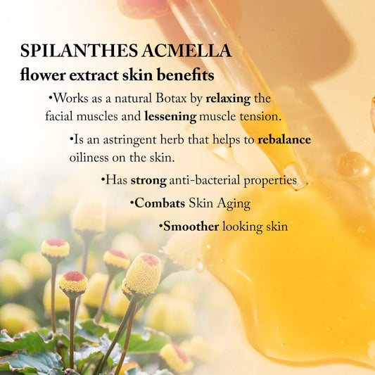 Super Benefits of topical use of Spilanthes, natural alternative of BOTOX