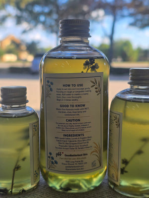 Beautiful Ride BHA Botanical Oil Cleanser 2oz, 4oz, 8oz Oil in. Congested skin out.