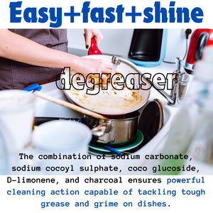 Concentrated 1g dish washing paste 99% natural degrease stainless cleaner baby bottle Naturally effective formula 8oz