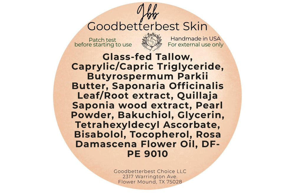 Future-powered  Tallow cream 50g concentrated, velvety texture with Acetyl Zingerone, oil soluble Vitamin C, Bakuchiol,