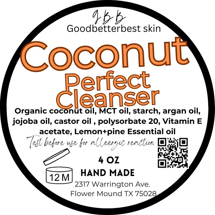Coconut Perfect Cleanser 4oz, 8oz