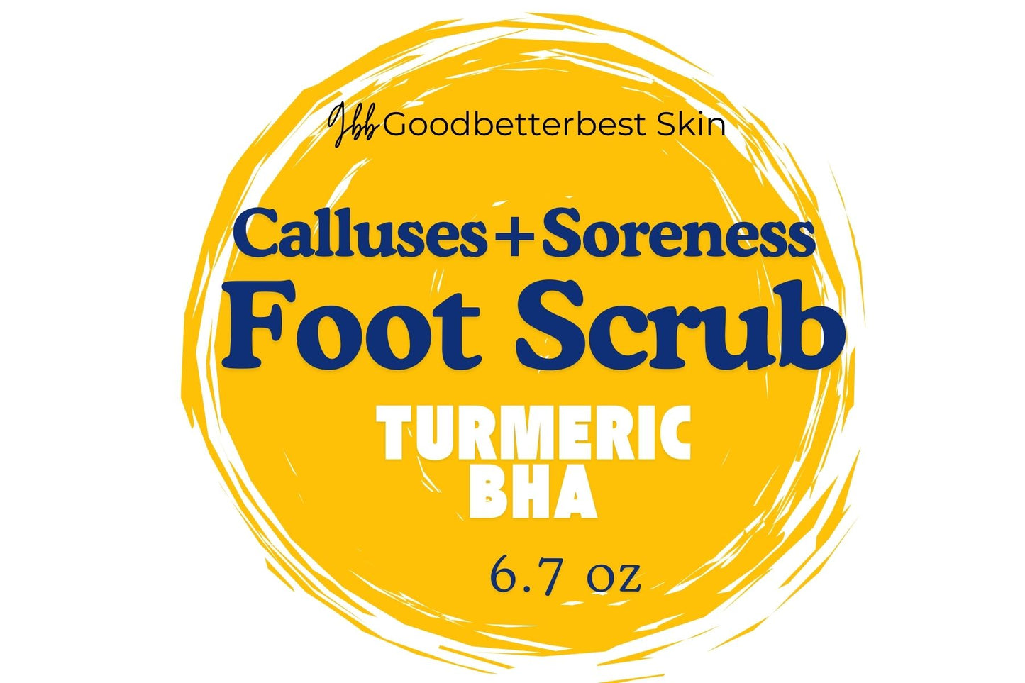 Calluses+Soreness Foot Scrub with Turmeric and BHA 6.7 oz