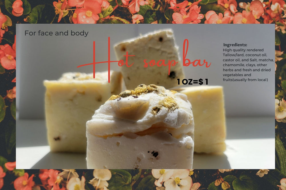 Ugly handmade Hot Soap Bar(randomly picked) 5oz, 10oz