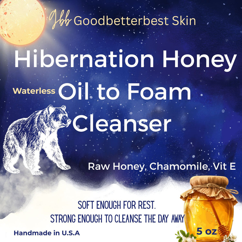 Hibernation Honey — Waterless Oil-to-Foam Cleanser 5oz All-in-on formula