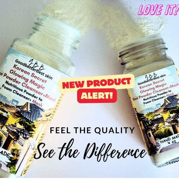 Korean Secret Glowing Magic Rice powder to foam Cleanser+Mask 4oz 8oz