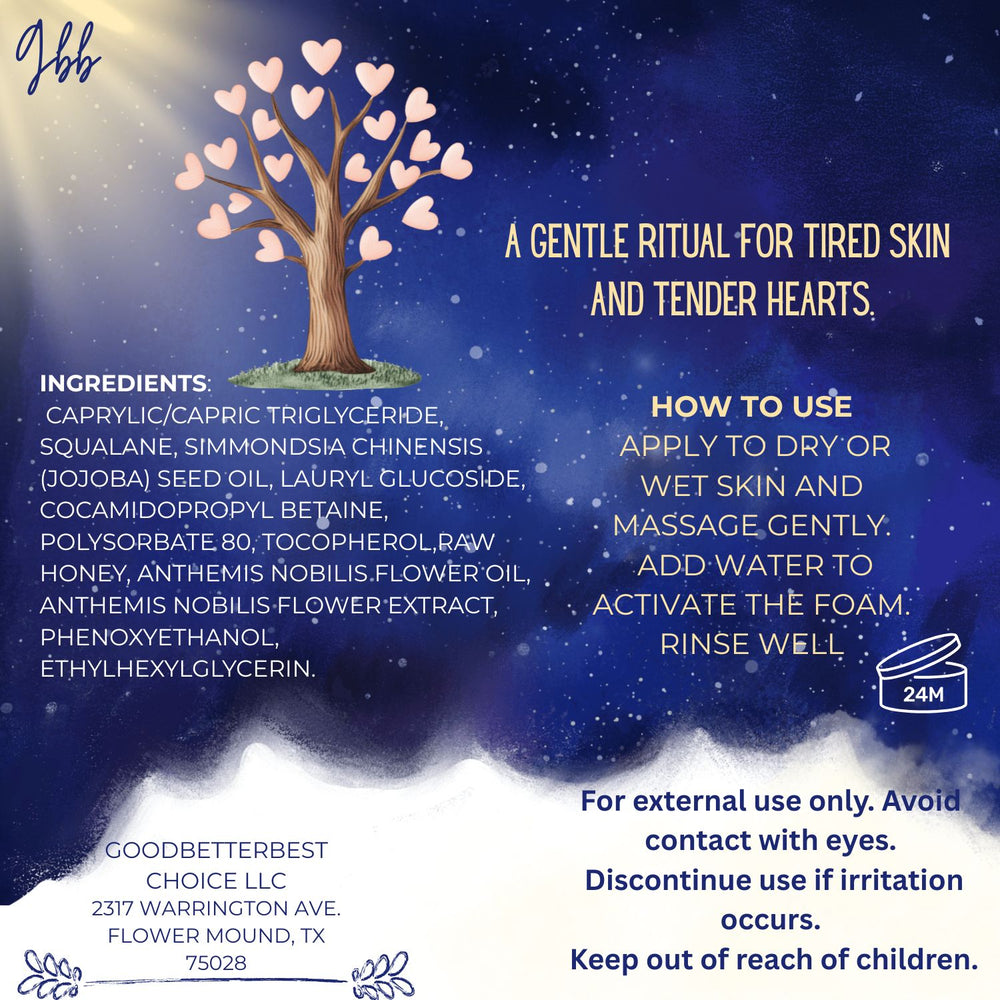 Hibernation Honey — Waterless Oil-to-Foam Cleanser 5oz All-in-on formula