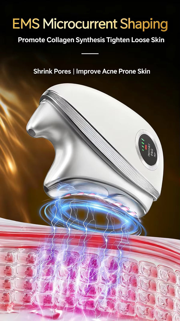 gbb At-Home Electric Gua Sha with Heat, Light(three), Import, EMS, RF, Vibration