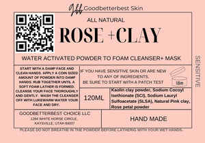 This is the Ancient wisdom! Natural powders to gentle and mild foam cleanser 4oz for different skin types