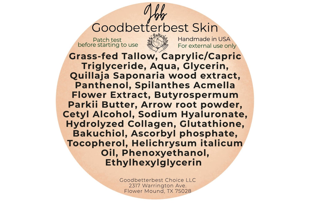 Tallow-powered Cream 2oz Gentle