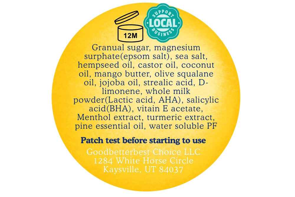 Calluses+Soreness Foot Scrub with Turmeric and BHA 6.7 oz