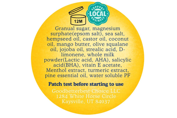 Calluses+Soreness Foot Scrub with Turmeric and BHA 6.7 oz