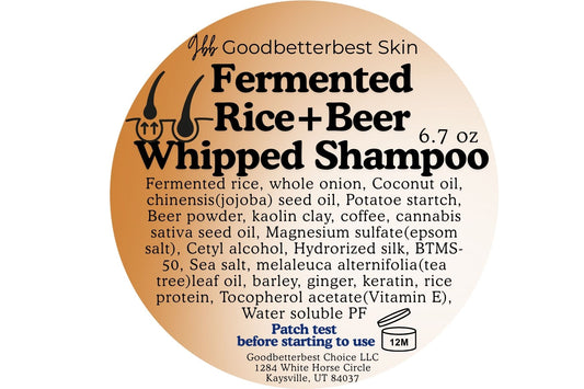 Fermented Rice and Beer Whipped Shampoo 6.7oz