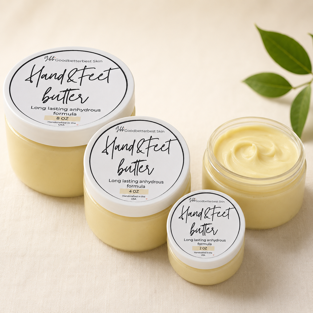 Hands & Feet Butter 2oz, 4oz, 8oz Intensive Moisture + Barrier Care