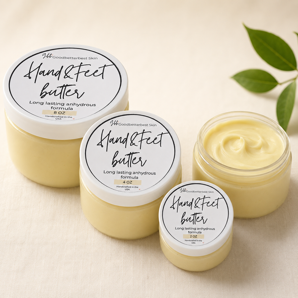 Hands & Feet Butter 2oz, 4oz, 8oz Intensive Moisture + Barrier Care