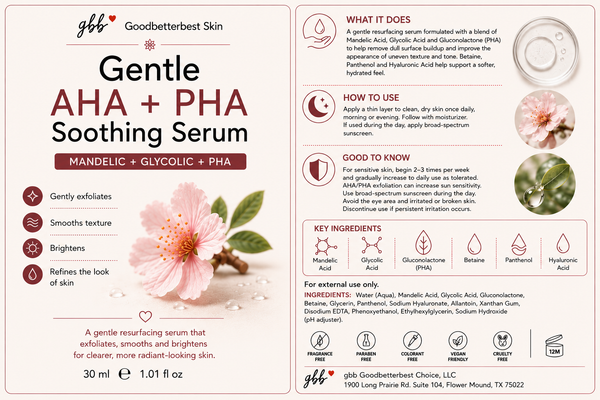 Gentle AHA + PHA Soothing Serum 30ml, 100ml