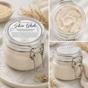 Skin Exhale — Fermented Rice + Ginseng Glowing Body Scrub 8 oz