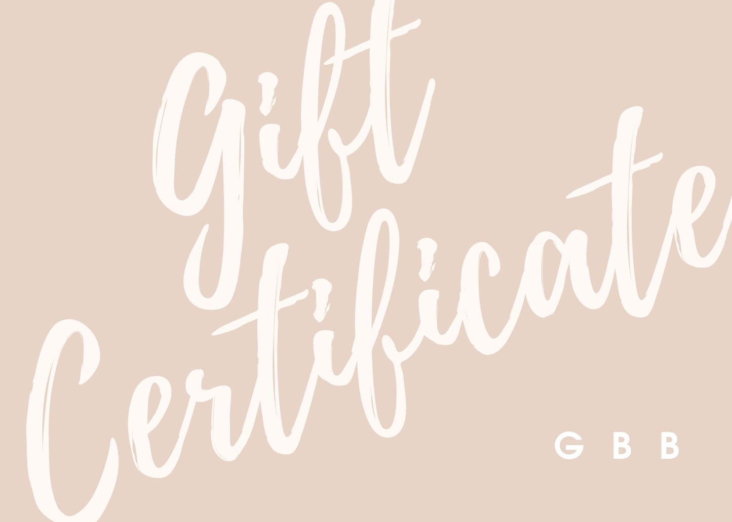 GBB Gift cards