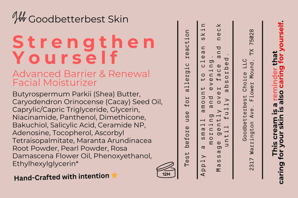 Bakuchiol, Nano Ceramide, Cacay oil ultra anti-aging facial cream/balm for dry and sensitive skin in harsh weather