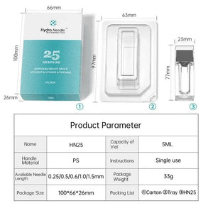 Hydra Microneedling stamps 0.25mm, 0.5mm