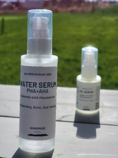 Powerful Water Serum  PHA+AHA Hyaluronic acid +Niacinamide for Brightening, Acne, Scar healing