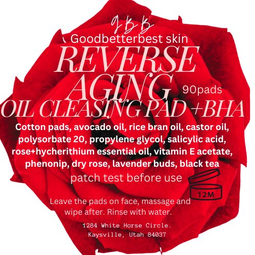 Reverse Aging  oil cleansing pad +BHA Deep cleansing, exfoliation, luxurious nourishment, and antioxidant