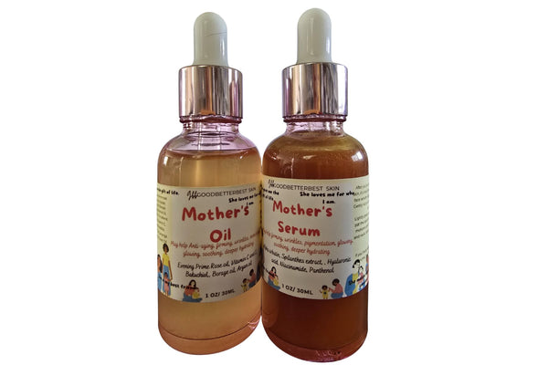 Mother's Serum for firming, wrinkles, pigmentation, glowing, soothing, hydrating with Alpha arbutin, Aloe vera, Spilanthes extract, Hyaluronic acid, Niacinamide, Panthenol, ferulic acid, Vit CE 1 oz