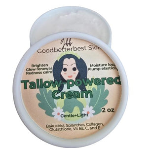 Tallow-powered Cream 2oz Gentle