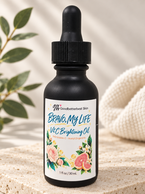 Bravo, My Life — Vit C Brightening Oil 1oz Radiance Care + Skin-Softening Moisture