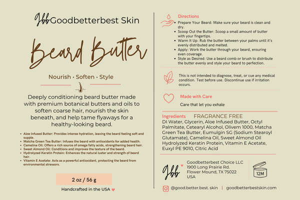 Beard Butter — Nourish • Soften • Style