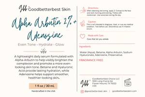 Alpha-Arbutin 2% + Adenosine Serum