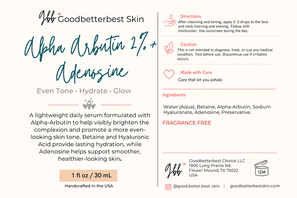 Alpha-Arbutin 2% + Adenosine Serum