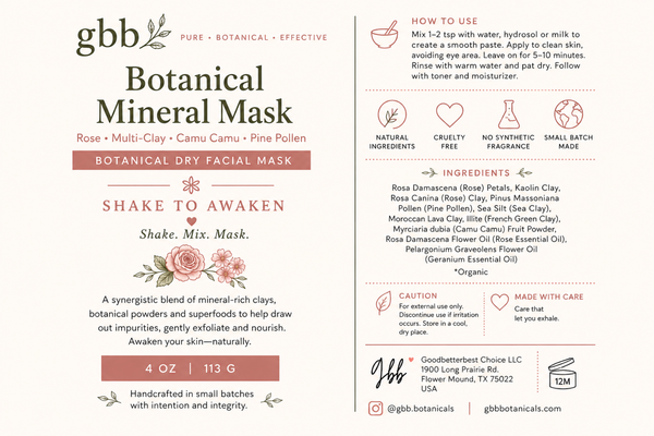 gbb Botanical Mineral Mask