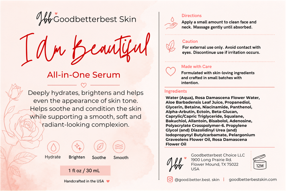 I Am Beautiful — All-in-One Serum 1 oz