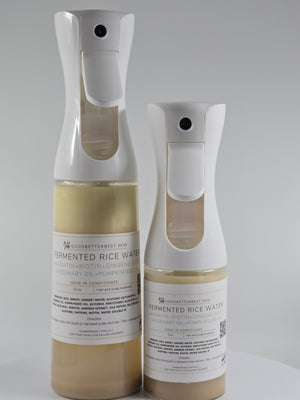 Fermented rice water Leave in Conditioner for hair and scalp with biotin, keratin, rosemary+pumpkinseed oil, and ginseng